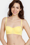 Zivame Beautiful Basics Padded Wired 3/4th Coverage Strapless Bra - Minion Yellow — thumbnail 6